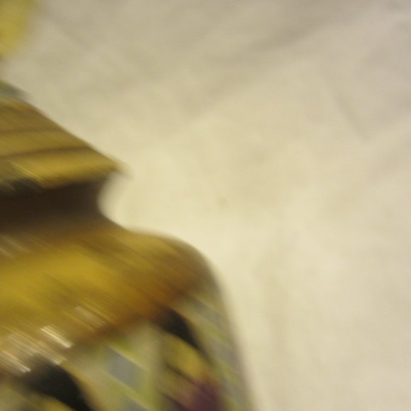 VTG MCM SMALL ACCENT LAMP,VASE STYLE W/ROSE MOTIF - Picture 8 of 13